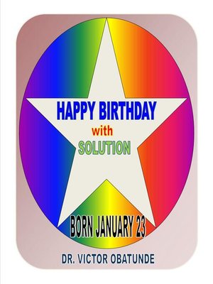 cover image of BORN JANUARY 23